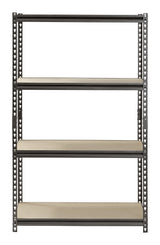Muscle Rack UR361860PB4P-SV Silver Vein Steel Storage Rack, 4 Adjustable Shelves, 3200 lb. Capacity, 60" Height x 36" Width x 18" Depth Muscle Rack