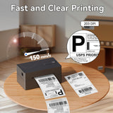 PeriPage Bluetooth Thermal Shipping Label Printer,Wireless 4x6 Shipping Label Printer for Shipping Packages,Support iPhone iPad Android Windows & Mac,Used for Amazon, Ebay,Shopify, Etsy, USPS. PeriPage