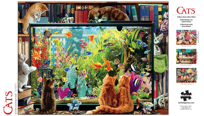 Buffalo Games - Garry Walton - Kitten Distraction - 750 Piece Jigsaw Puzzle for Adults Challenging Puzzle Perfect for Game Nights - Finished Size is 24.00 x 18.00