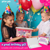 Glitter Galz 42-Piece Slime Kit for Kids Ages 6 8 10 12 + DIY Slime Birthday Party Slime Favors Activity Making Kit - Includes Sprinkles, Scents, Glitters, Powders, and Storage Container Glitter Galz