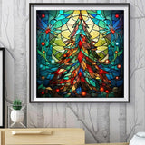 KICHANG Christmas Tree Diamond Painting Kits 5D Diamond Painting,DIY Diamond Art Diamond Painting Kits for Adults,Round Full Drill Diamond,Diamond Dots Diamond Art Kits for Home Decor Gift-12x12inch KICHANG