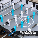 EastPoint Sports 60-Inch Official Competition Size Foosball Table - Foosball Game Table and Foosball Ball Set Complete with Quick-Connect Rods and Bead Scoring EastPoint Sports