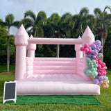 13FT Pink Bounce House for Kids Adults,100% PVC Commercial Grade Bounce House with 750W Blower Large Inflatable Bounce House for Birthday Party,Wedding,Gender Reveal and Backyard Decor 13x11.5x10FT awesmflate