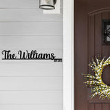 Family Name Metal Sign, Custom Name Sign, Custom Last Name Plaque, Last Name Sign, Established Last Name Sign, Metal Monogram, Family Gift, Contemporary Wall Sign, Established Signs, Family Gift Bosfori