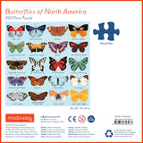 Mudpuppy Butterflies of North America 500 Piece Family Jigsaw Puzzle, Butterfly Puzzle with Recognizable Butterflies from Around North America Mudpuppy