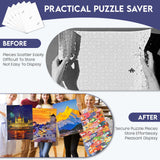 Nariolar Ultra Adhesion Puzzle Glue Sheets, 64 Puzzle Saver Sheets Preserves 8×1000 Pieces Jigsaw Puzzle, Puzzle Saver for Easy Preservation in Minutes Nariolar