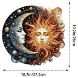 Wooden Puzzles for Adults, Sun and Moon Wood Puzzles 200 Pieces, Irregular Animal Shaped Unique Wooden Jigsaw Puzzles, Creative Ghristmas Gift for Teenagers and Adults WHJSG