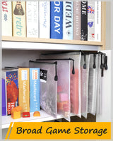 SUNEE Multisize Mesh Zipper Pouches (Black, 21 Packs), Water-Resistant Zip Bag for School Office Supplies, Puzzles & Games Organizing Storage SUNEE