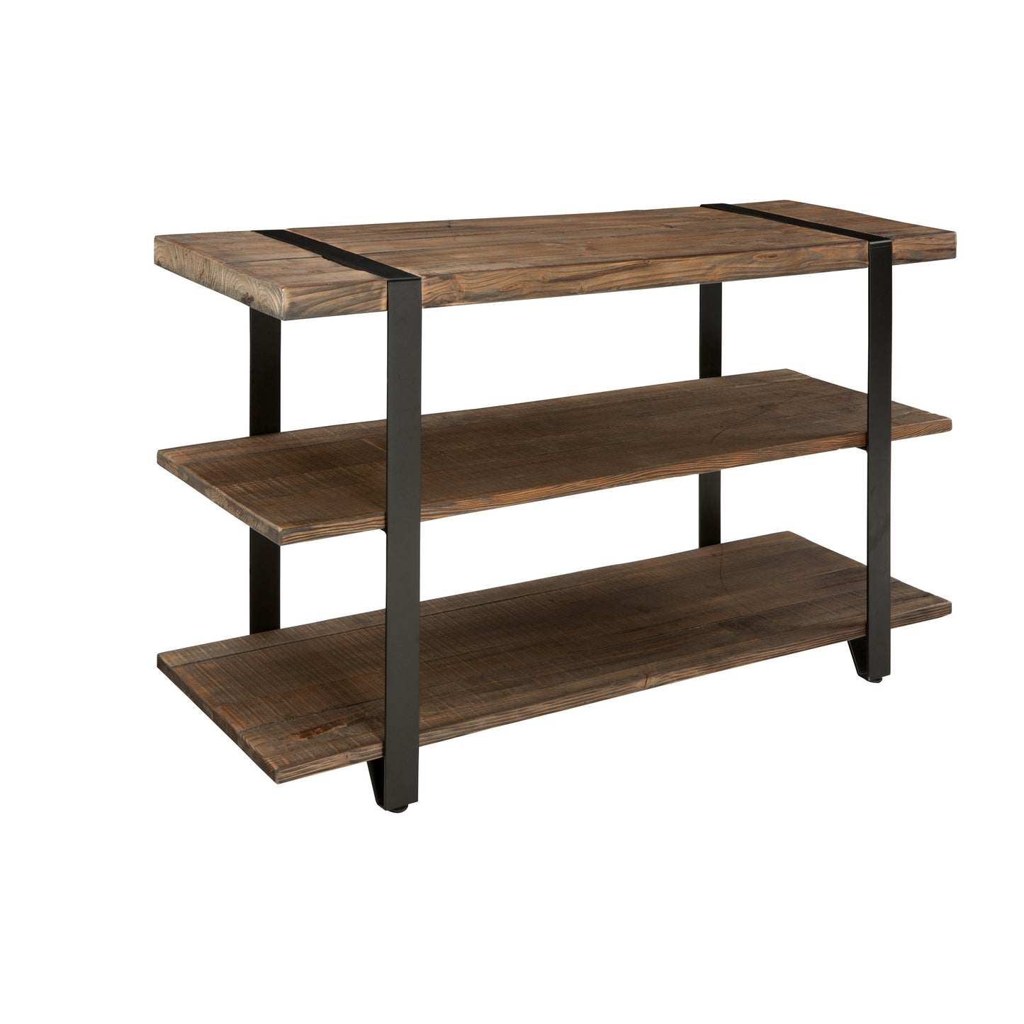 Alaterre Furniture Modesto 48" L Reclaimed Wood Media/Console Table, Natural - WoodArtSupply