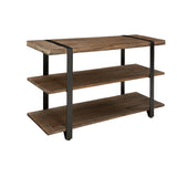 Alaterre Furniture Modesto 48" L Reclaimed Wood Media/Console Table, Natural Alaterre Furniture