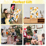 RICUVED Paint by Number for Adults Framed Canvas, 4 Pack Paint by Number Kits Arts and Crafts for Adults Beginner, Easy DIY Summer Drink Acrylic Painting Number Kits for Home Wall Decor(7.8X11.8inch) RICUVED