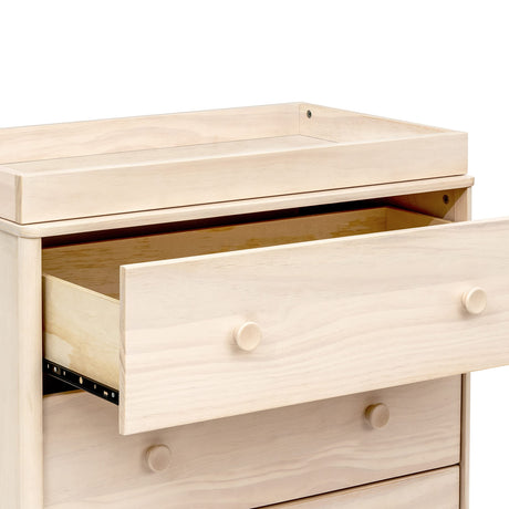 Babyletto Lolly Changing Table Dresser Combo w/Removable Tray - GREENGUARD Gold Certified 3 Drawer Baby Dresser with Changing Table Top - Easy to Assemble Diaper Station for Nursery, Washed Natural babyletto