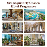 AmaKane Hotel Diffuser Oils, Hotel Scent Essential Oil, Fragrance Oil for Candle Making, Soap Scents for Making Soap, Aromatherapy Oils 6x10ml, Luxury Night, White Tea& Thyme, Jasmine& Sandal, More AmaKane