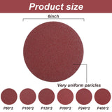 Aluminum Oxide Sanding Belts Includes 4 x 36 Inch Sanding Belts (80/120/150/240/400 Grits) and 6 Inch Self Stick No Hole Aluminum Oxide Sanding Disc (22) Blulu