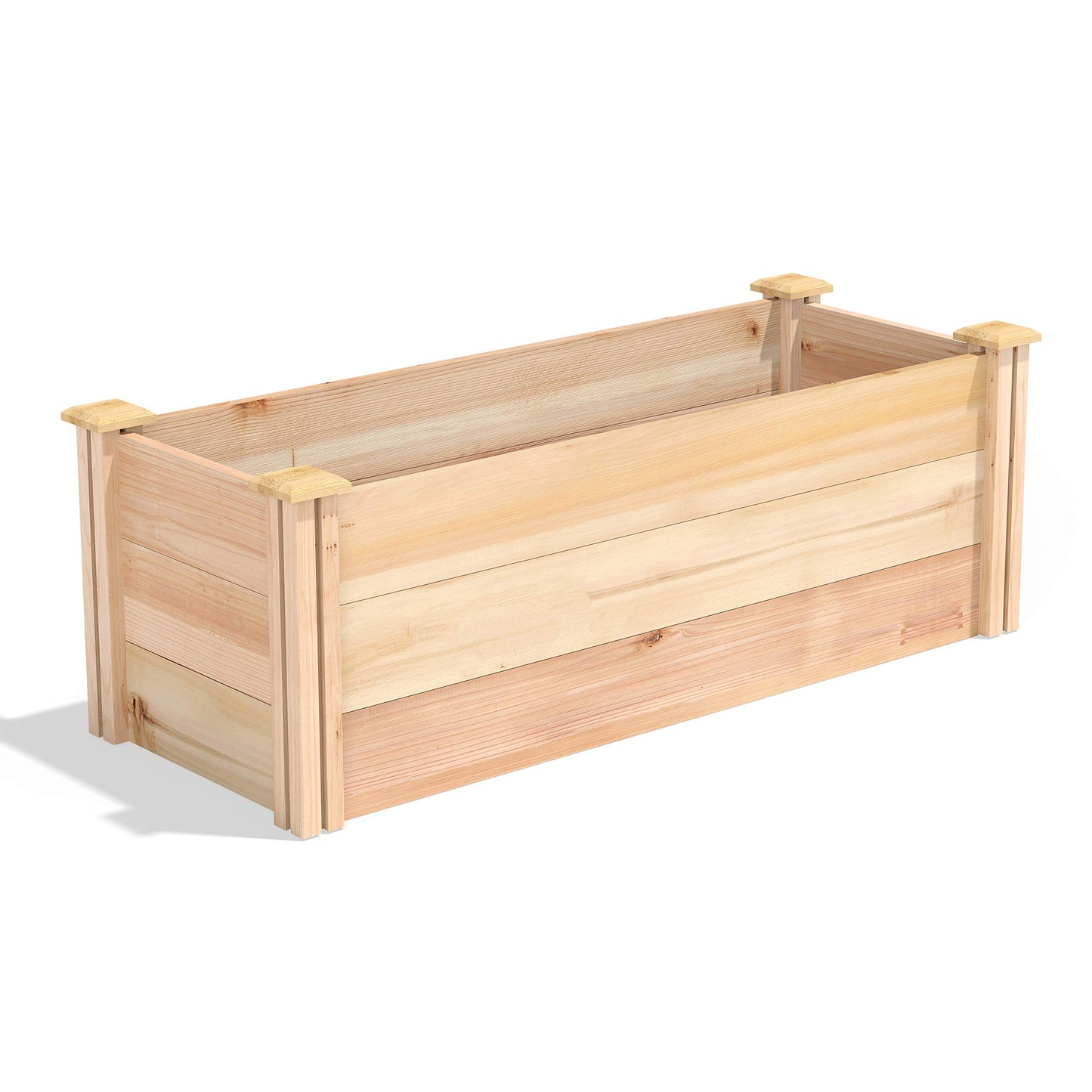 Greenes Fence Miracle-GRO Cedar Raised Garden Bed, 16" x 48" x 16.5" - Made in USA with North American Cedar - WoodArtSupply