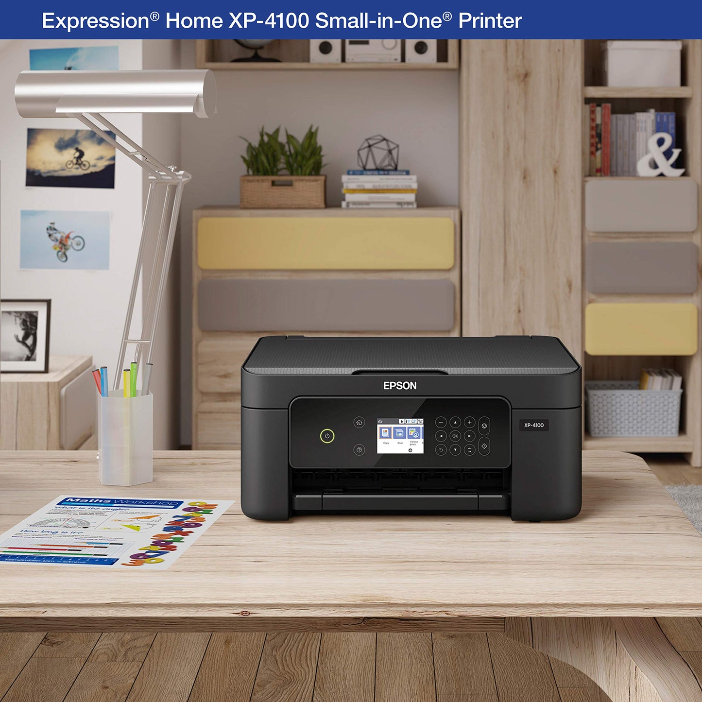 Epson Expression Home XP-4100 Wireless Color Printer with Scanner and Copier