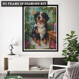 Wergund 5D DIY Diamond Art Dog, Diamond Art Kits for Adults Animal, Diamond Painting Full Drill Crystal Rhinestone Embroidery Cross Stitch Arts Craft Canvas Wall Decor Gift 12x16Inch/30x40cm-30 Wergund
