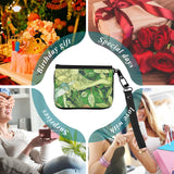 Zeloyaut 2 Pack Sublimation Blank wallet for women,black leather coin purse,zipper change bag, Jewelry Pouch,Personalized heat press,High temperature resistance and durability,3.9in*2.95in*1.18in Zeloyaut