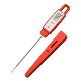 Lavatools PT09 Super-Quick Commercial Grade Digital Thermometer for Cooking, Meat, Candy, Candle, Liquid, Oil, 4.5" Compact Probe, Splash Proof, °C/°F Toggle, Hold Function - Sambal Lavatools