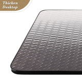 Athena Collection Square Bar Table, Adjustable Height High Top Bistro Table with MDF Desktop, 23.5'' Cocktail Table for Bar/Pub/Bistro (Silver Flash) Athena Collection