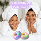 Innovative Ginger DIY Donut Soap Making Craft Kit for Kids, Teens, and Adults - Fun, Easy, Creative - Large Soap Donuts - Perfect Birthday & Holiday Gift - Unique, Mess-Free, All-in-One Kit (Donut) Innovative Ginger
