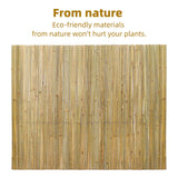 Natural Bamboo Slat Screening,6FT x 13FT Bamboo Fence Panel for Garden Privacy Fence Screen for Indoor or Outdoor (1.8m x 4m Approx) Gardgue