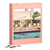 Galison Gray Malin Palm Beach – 1000 Piece Book Box Puzzle with Glamorous Palm Beach Dogs Photography Packaged in Magnetic Keepsake Book Sized Box Galison