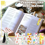 30 Pieces Magnetic Bookmark Book Marker Clip Sublimation Bookmarks Sublimation Magnetic Bookmarks Page Markers for Home Students Teachers Classroom Office Reading Supplies (Classic) Eaasty