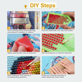 Sanjee Diamond Painting Kits for Adults, 5D DIY Cars Round Full Drill Diamond Dots Paintings Diamond Painting Gem Art Craft for Home Wall Decor 12x16inch Sanjee