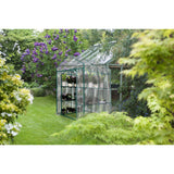Greenhouse - Walk in Greenhouse with 8 Sturdy Shelves and PVC Cover for Indoor or Outdoor Use - 56 x 56 x 76-Inch Green House by Home-Complete Home-Complete