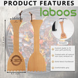 BBQ Bamboo Wooden Grill Scraper, for Griddle and Grills, Cleans Top and Between, Fit to Traeger Grill laboos