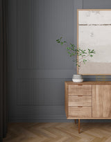 1550-4FTWHW Unfinished White Hardwood Sawtooth Slat Panel Moulding ORNAMENTAL