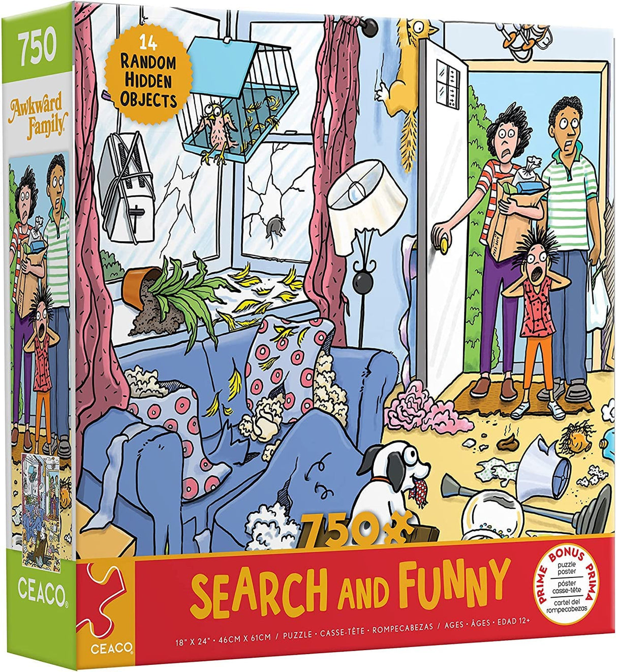 Ceaco - Search and Funny - Puppy Love - 750 Piece Jigsaw Puzzle Ceaco