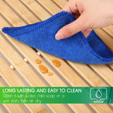 Bamboo Bath Mat Large Long Wood Bath Mat,16x48 Inch Non Slip Bamboo Shower Floor Mat Wooden Bathroom Mat for Bathtub,Spa,Door,Sauna or Outdoor (Natural Slat) Zoryllic