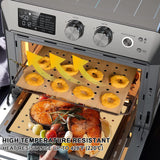 GOAUS Parchment Paper Sheets 9x11 Inch, Air Fryer Toaster Oven Liners Rectangular 175 pcs, Disposable Paper Liners Perforated Fit Cuisinart, Emeril Lagasse, Ninja Foodi, Breville, Instant Pot GOAUS