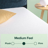 ZINUS Cooling Essential Memory Foam Mattress, King, White Zinus
