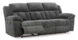 Signature Design by Ashley Frohn Contemporary Manual Reclining Sofa, Gray Signature Design by Ashley