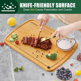Homaxy Extra Large Bamboo Cutting Boards for Kitchen, 18x12.5" Wood XL Cutting Board with Juice Groove, Butcher Block Wooden Chopping Board for Kitchen, Meat, Cheese, Fruit & Vegetables - Pre Oiled Homaxy