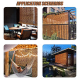 Patio Shades Roll Up Outdoor Bamboo Blinds for Outdoor Patio Bamboo Roll Up Shades, Bamboo Shades for Patio Outdoor Blinds for Porch Bamboo Roll Up Blinds 31×43in（W×H） Brown OCAZI