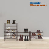 Simple Houseware 3-Tier Stackable Shoes Rack Storage Shelf, Bronze Simple Houseware