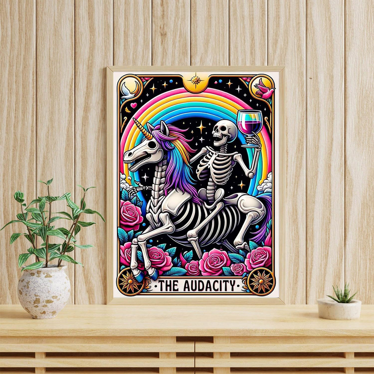 GOUOYANA Skull Diamond Art Kits for Adults, Tarot Card Diamond Painting for Beginners, DIY Full Rhinestone 5D Gothic Diamond Painting Kits (Gemstone Craft), Home Wall Decoration (12x16 inch) GOUOYANA