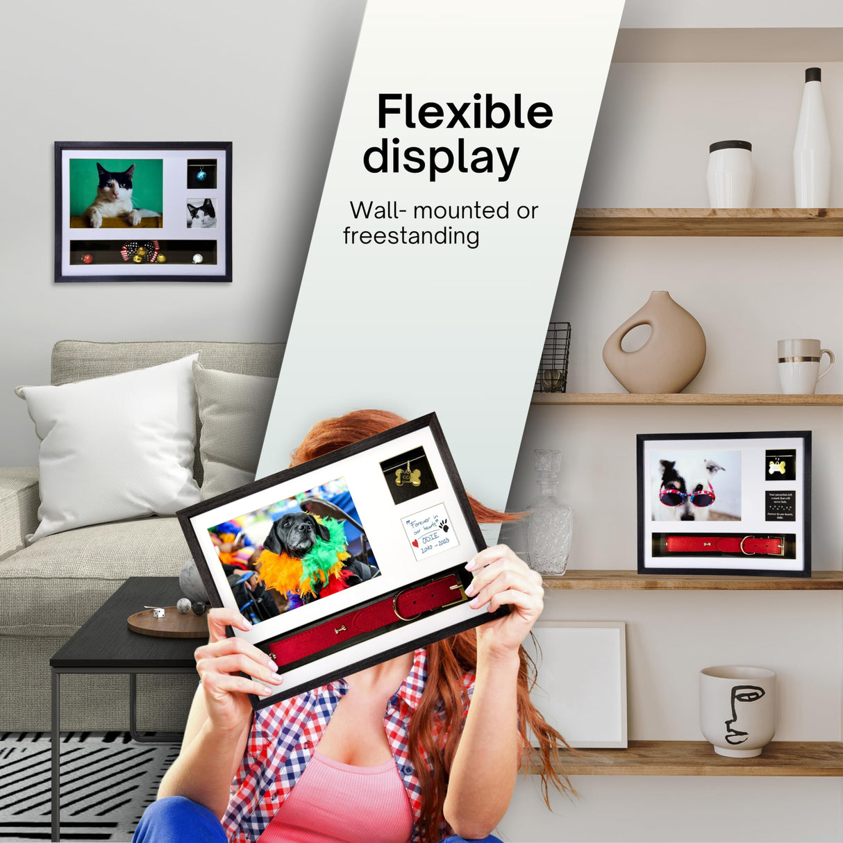 Havenae Pet Memorial Gifts for Dogs - Pet Memorial Shadow Box, Dog Loss Sympathy Gift, Pet Memorial Picture Frame, Pet Loss Gifts, Dog Bereavement Gifts Havenae