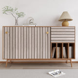 VEELIKE Grey Wooden Slats Peel and Stick Wallpaper Wood Contact Paper for Walls Kitchen Cabinets 15.7''x354'' Waterproof Self Adhesive Slats Wood Panel Vinyl Wallpaper for Bedroom Wall Décor Farmhouse VEELIKE