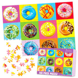 fishwisdom 100 Piece Donuts Jigsaw Puzzle for Kids Teens Age 4-8 Gift Family Time (Donuts) fishwisdom