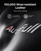 AutoFull Gaming Chair, Racing Style Gaming Chair with Velvet Material Ergonomic Lumbar Support,Adjustable High Back PU Leather PC Chair,Dark AutoFull