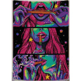 Toulideifaria Diamond Art 5D Diamond Painting Kit Gem Art Kits for Adults Wall Decoration Crafts 12x16inch(Cool Girl) Toulideifaria