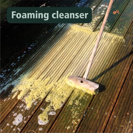 Rubio Monocoat Exterior Wood Cleaner, 200 ft² | Superior Outdoor Cleaning | Removes Discoloration & Dirt from Wooden Surfaces | Restores Natural Beauty Prior to Finishing Treatment | 1 Liter Rubio Monocoat