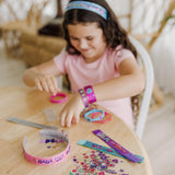 Melissa & Doug Design-Your-Own Bracelets With 100+ Sparkle Gem and Glitter Stickers Melissa & Doug
