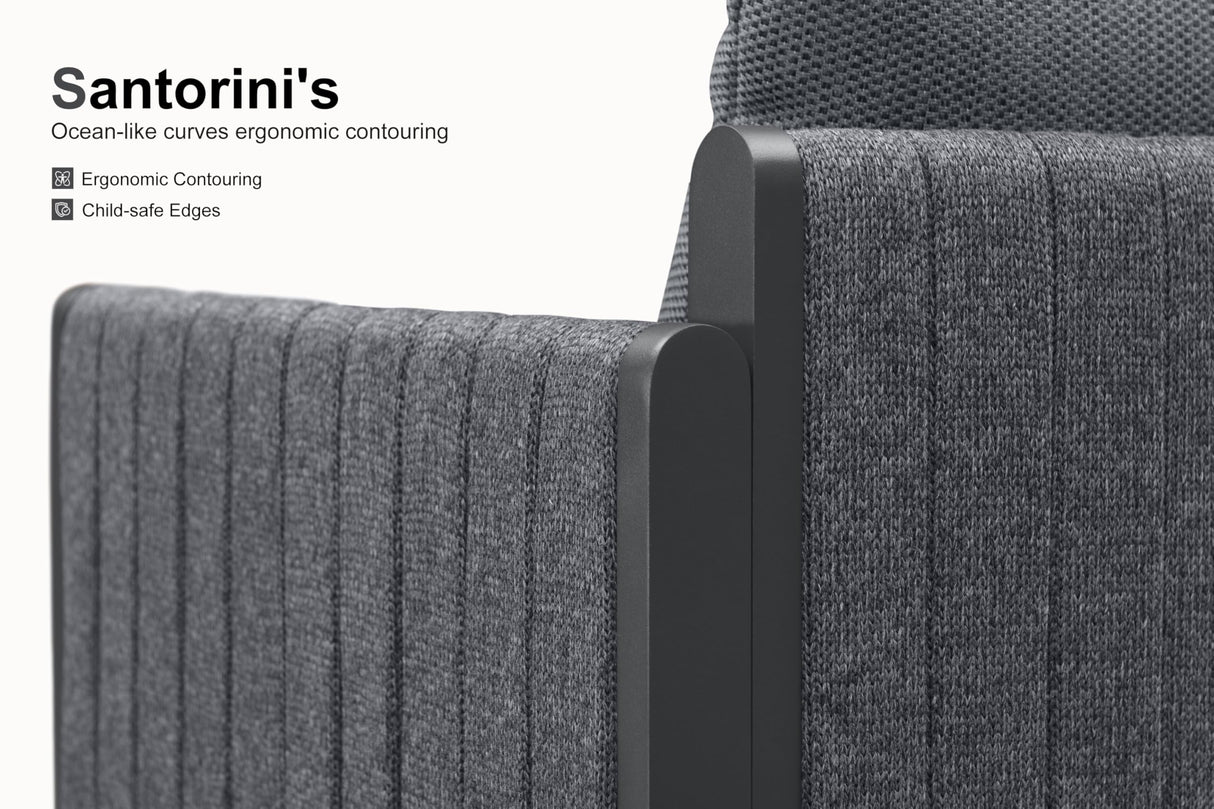 PURPLE LEAF 9 Pieces Outdoor Patio Dining Set Modern Large Weather-Resistant Table and Aluminum Chairs with Olefin Fabric Cushions for Family Dinners Indoor Decor Kitchen Grey PURPLE LEAF