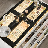 LIVAUVEAD Closet Island with Drawers, 16 Drawers Wardrobe Closet with Glass Top and LED Light，White Island Dresser with Jewelry Organizer for Bedroom & Cloakroom LIVAUVEAD